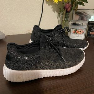 Black Sparkly/Glitter Shoes